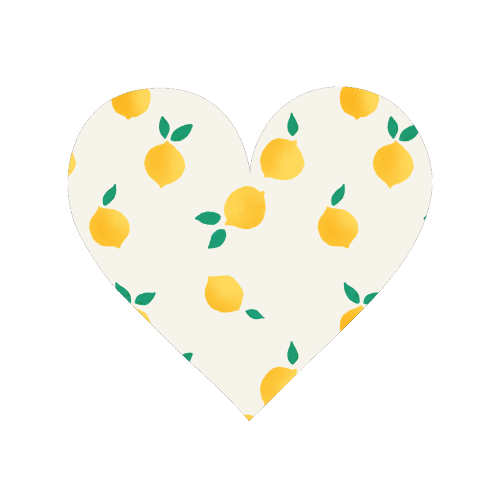 Summer Lemons Pattern - Magnet by Ania Wieclaw