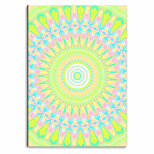 Summer Mandala 2 - personalised A4, A5, A6 notebook by Kaleiope Studio