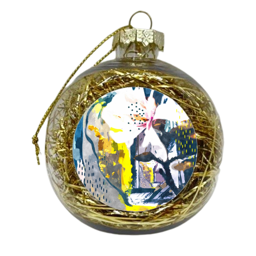 Summer Painting - xmas bauble by Uma Prabhakar Gokhale
