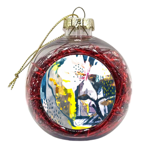 Summer Painting - xmas bauble by Uma Prabhakar Gokhale