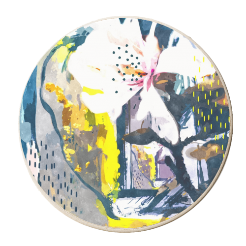 Summer Painting - personalised beer coaster by Uma Prabhakar Gokhale