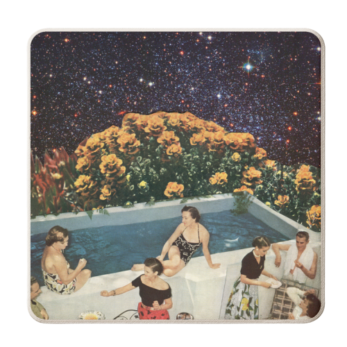 Summer party - personalised beer coaster by Maya Land