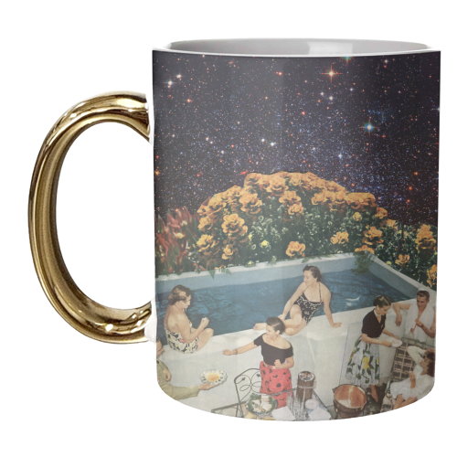 Summer party - unique mug by Maya Land