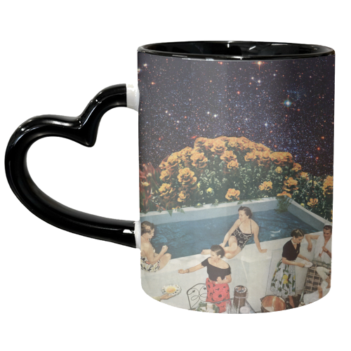 Summer party - unique mug by Maya Land