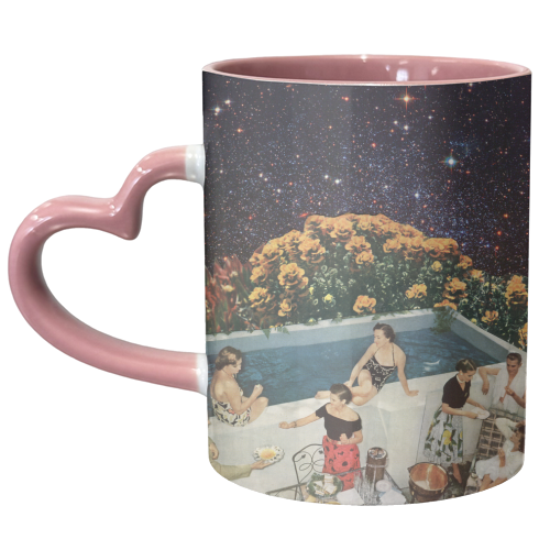 Summer party - unique mug by Maya Land