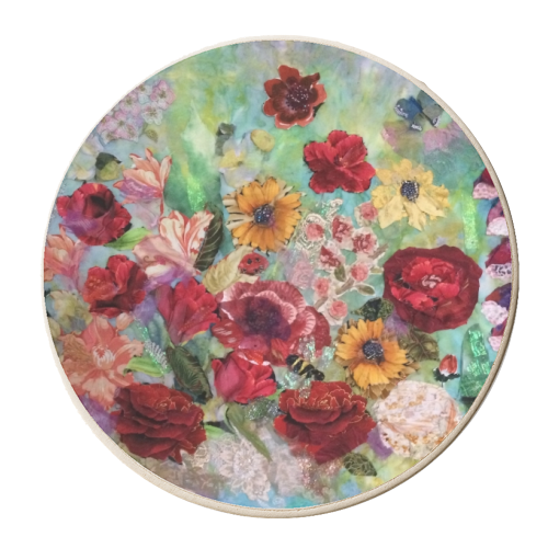 Summer - personalised beer coaster by Barbara Shaw