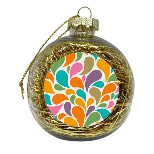 Summer Splash - xmas bauble by Lori Moro