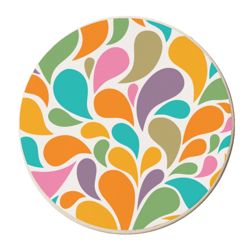 Summer Splash - personalised beer coaster by Lori Moro
