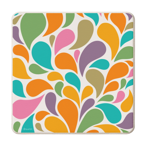 Summer Splash - personalised beer coaster by Lori Moro