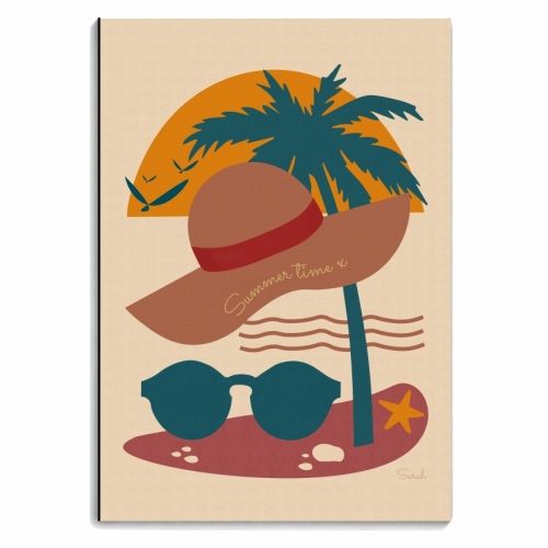 Summer time - personalised A4, A5, A6 notebook by Sarah Dyson