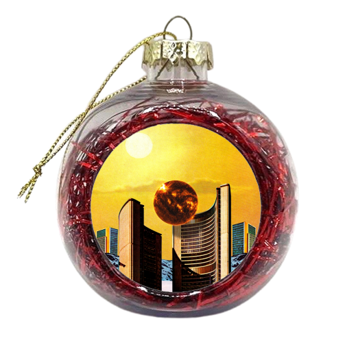 Summer Town - xmas bauble by taudalpoi