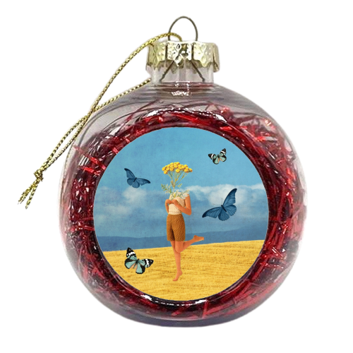Summer vibes - xmas bauble by Maya Land