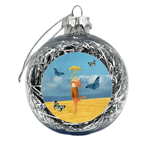 Summer vibes - xmas bauble by Maya Land