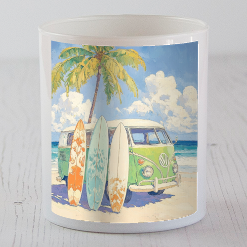 Summer vibes - scented candle by DejaReve