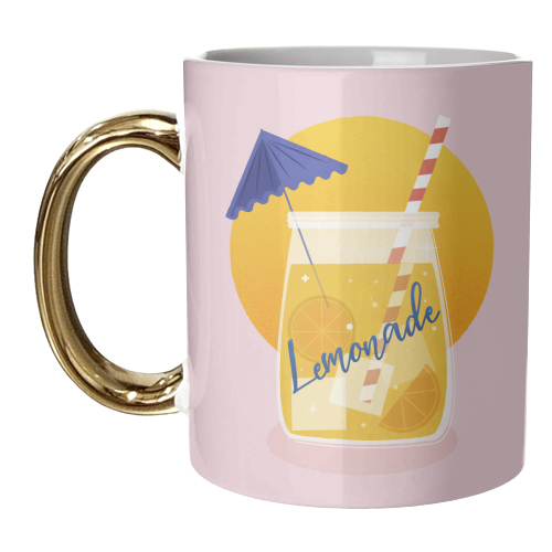 Summertime Lemonade - unique mug by Ania Wieclaw