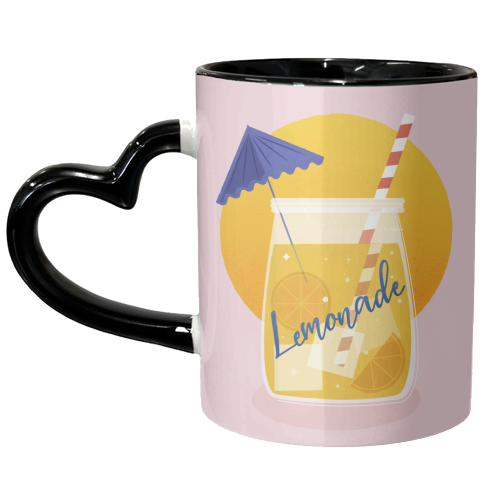 Summertime Lemonade - unique mug by Ania Wieclaw