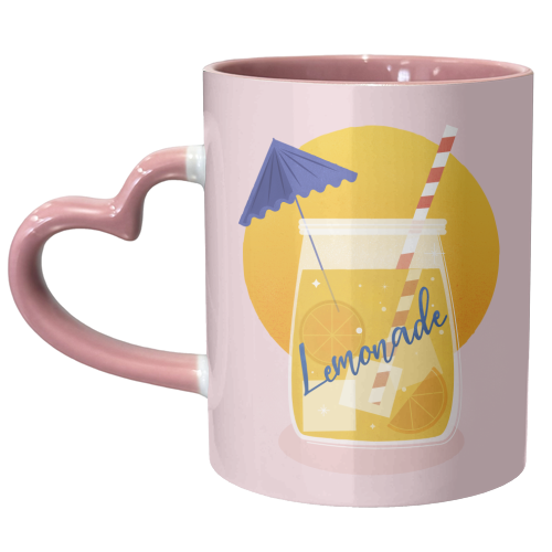 Summertime Lemonade - unique mug by Ania Wieclaw