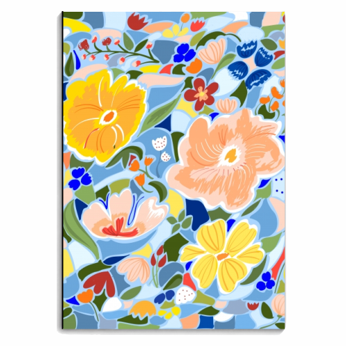 Summery Floral - personalised A4, A5, A6 notebook by Uma Prabhakar Gokhale