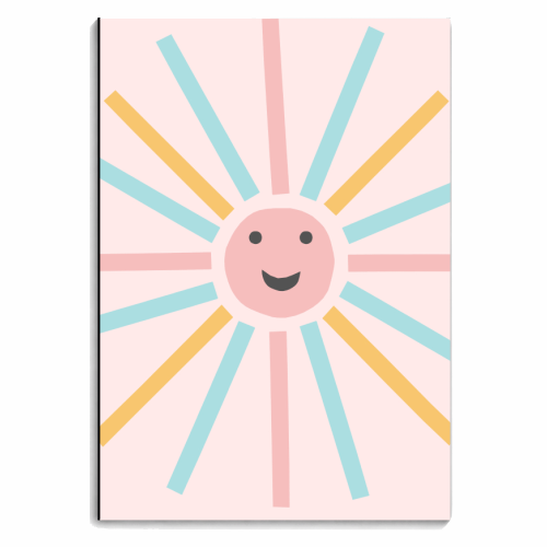 Sun #3 #retro #decor #art - personalised A4, A5, A6 notebook by Anita Bella Jantz