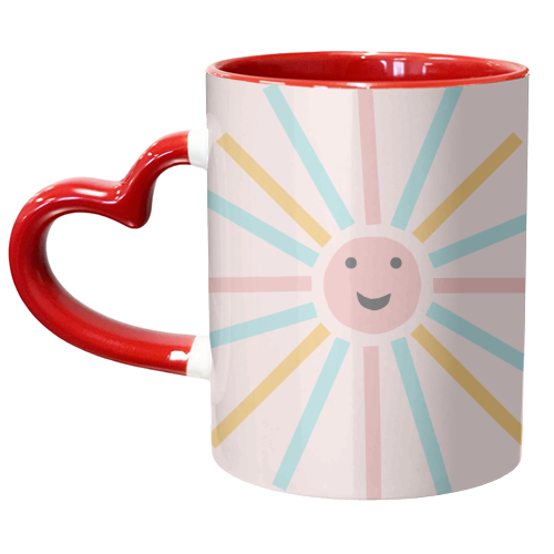 Sun #3 #retro #decor #art - unique mug by Anita Bella Jantz