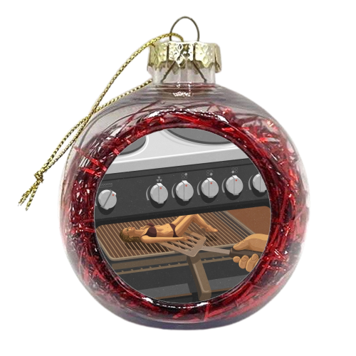 sun bather  - xmas bauble by John Holcroft