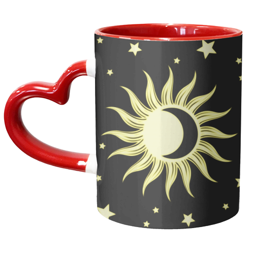 Sun Moon & Stars - unique mug by InspiredImages