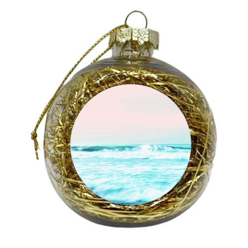 Sun. Sand. Sea. - xmas bauble by Uma Prabhakar Gokhale