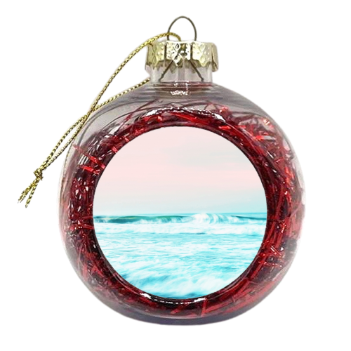 Sun. Sand. Sea. - xmas bauble by Uma Prabhakar Gokhale