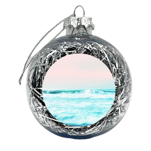 Sun. Sand. Sea. - xmas bauble by Uma Prabhakar Gokhale