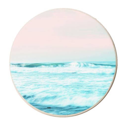 Sun. Sand. Sea. - personalised beer coaster by Uma Prabhakar Gokhale