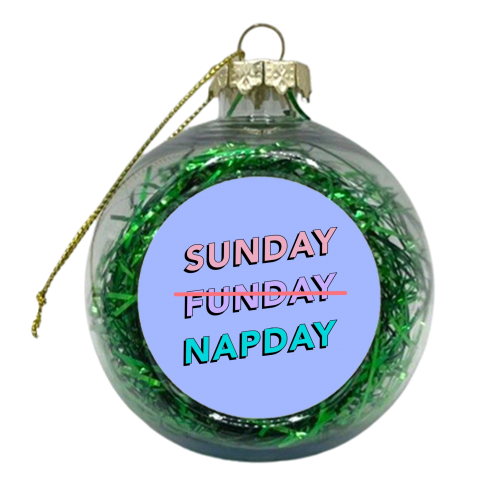 Sunday napday - xmas bauble by The Girl Next Draw