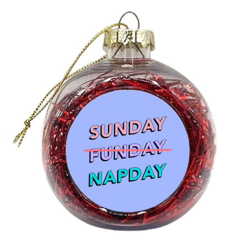 Sunday napday - xmas bauble by The Girl Next Draw