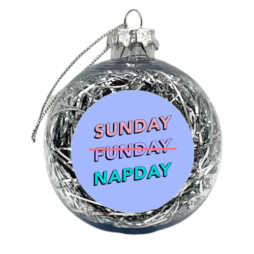 Sunday napday - xmas bauble by The Girl Next Draw