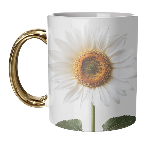 Sunflower - unique mug by haris kavalla