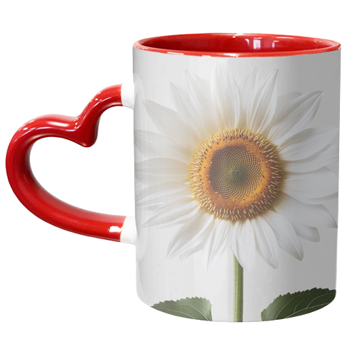 Sunflower - unique mug by haris kavalla