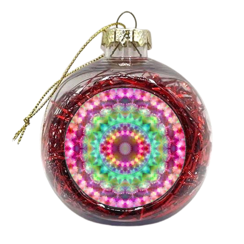 Sunny Mandala - xmas bauble by Kirsten Star