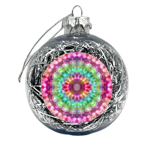 Sunny Mandala - xmas bauble by Kirsten Star