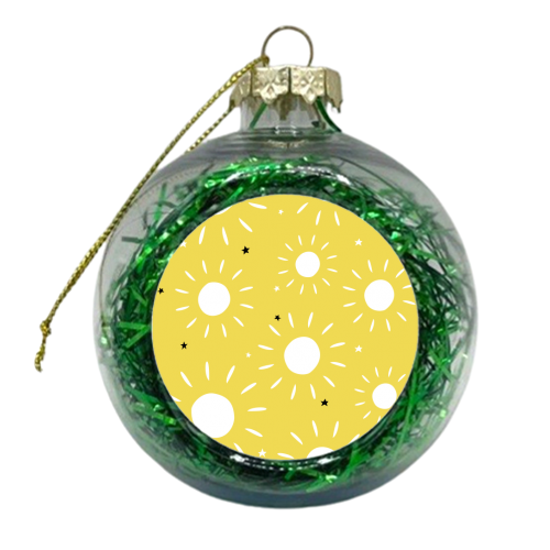 Suns and stars - xmas bauble by Ohkimiko