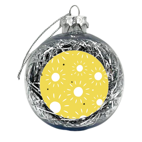 Suns and stars - xmas bauble by Ohkimiko