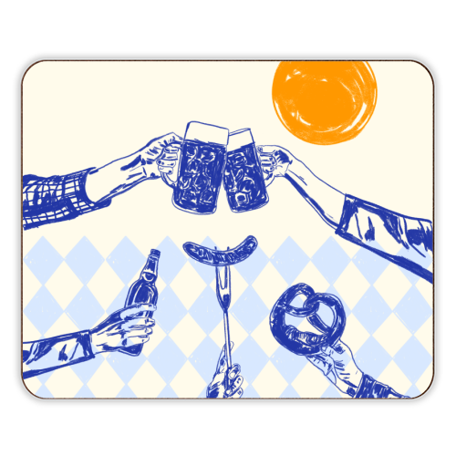 Sunset Beer Festival - designer placemat by EZbie