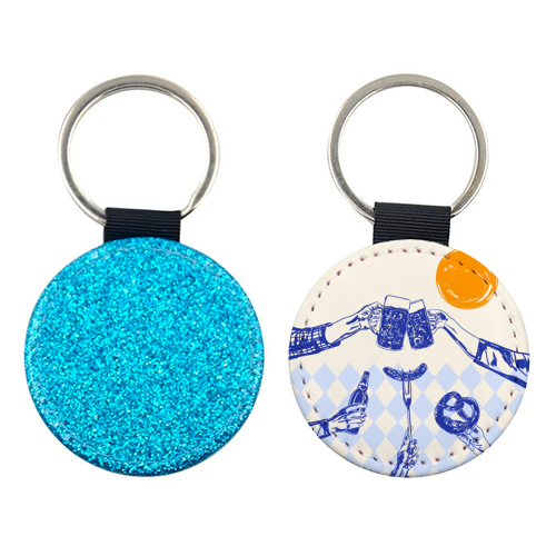 Sunset Beer Festival - keyring by EZbie