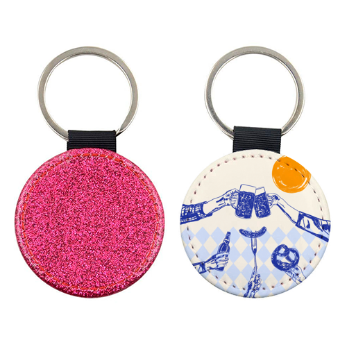 Sunset Beer Festival - keyring by EZbie