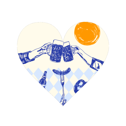 Sunset Beer Festival - Magnet by EZbie