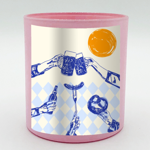 Sunset Beer Festival - scented candle by EZbie