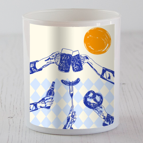 Sunset Beer Festival - scented candle by EZbie