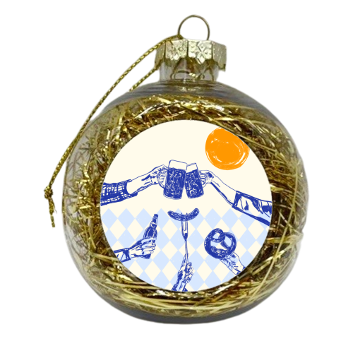 Sunset Beer Festival - xmas bauble by EZbie