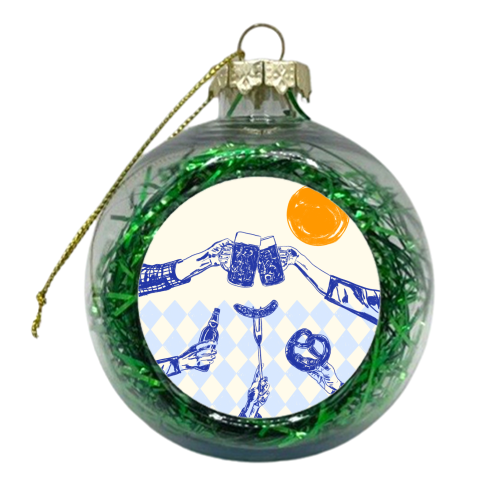 Sunset Beer Festival - xmas bauble by EZbie