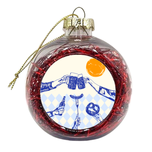 Sunset Beer Festival - xmas bauble by EZbie