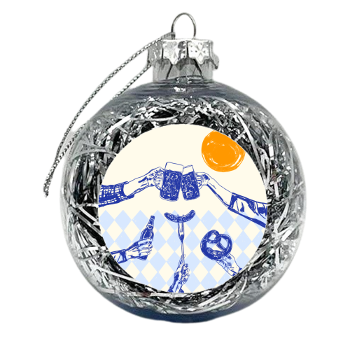 Sunset Beer Festival - xmas bauble by EZbie