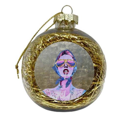 Sunset Boulevard - xmas bauble by Kirstie Taylor